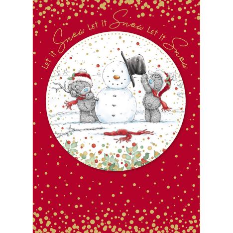 Let it Snow Me to You Bear Christmas Card £1.79